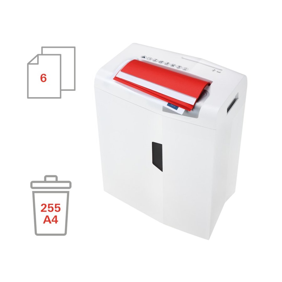 HSM shredstar X6pro dokument makulator, 2 x 15 mm + separat CD-skremekanisme #4