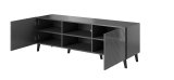 RTV-kabinet ABETO 150x42x52 grafit/blank #6