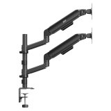 Ergo Office-holder/oph�ng til 2 sk�rme, gasfjeder, 17