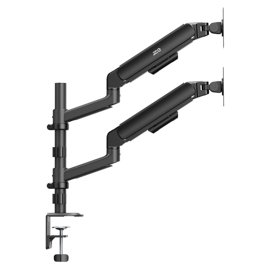 Ergo Office-holder/oph�ng til 2 sk�rme, gasfjeder, 17