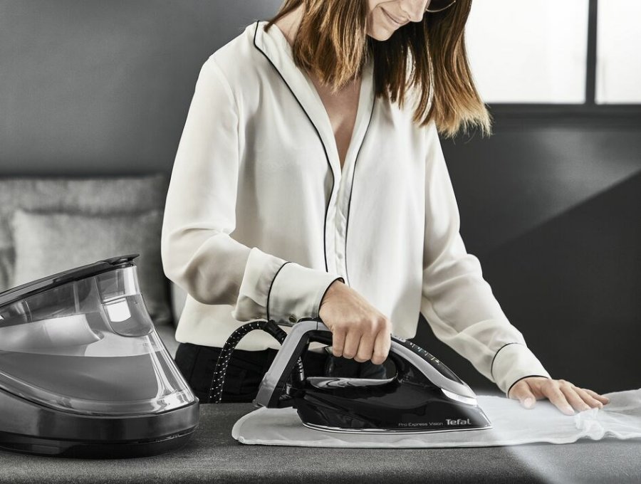 Tefal Pro Express Vision GV9821 3000 W 1,2 L Durilium AirGlide Autoclean soleplate Sort, Slv #7