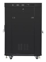 Lanberg FF01-8822-23BL stativ 22U Fritstende reol Sort #6