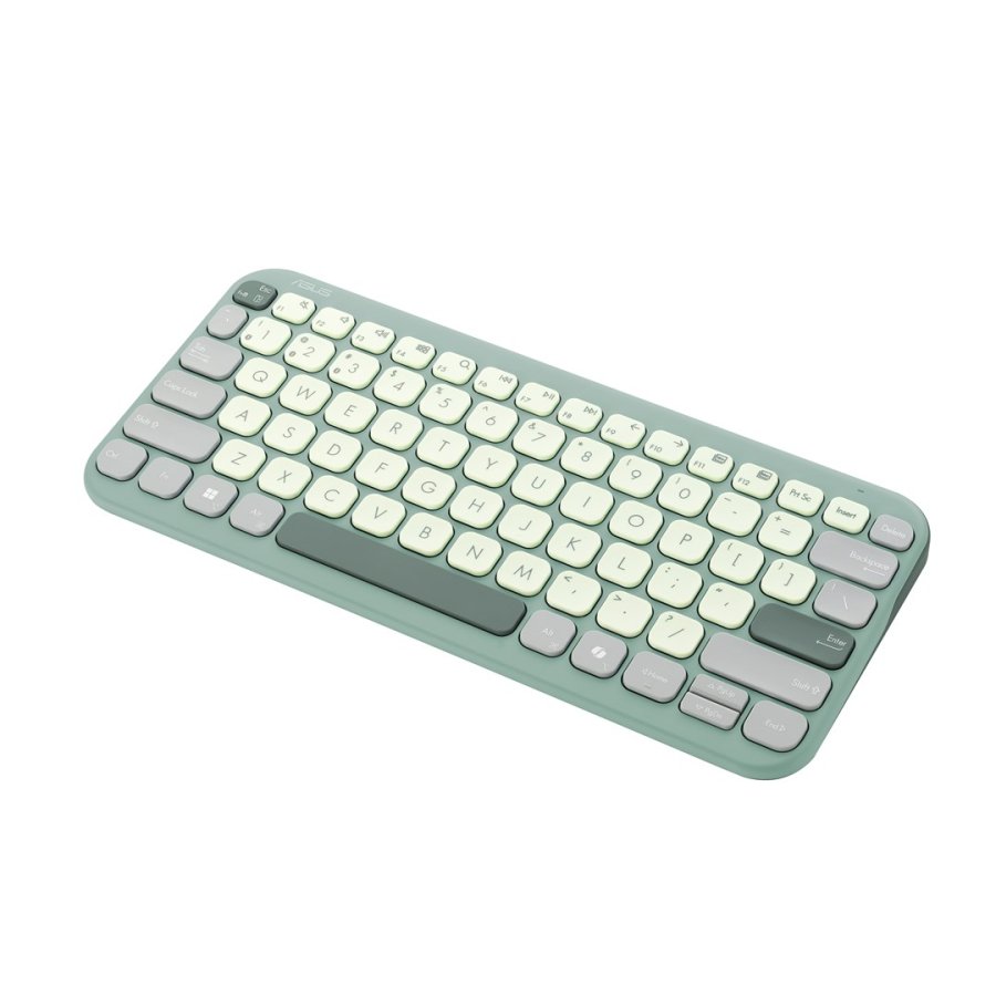 ASUS KW100 KEYBOARD/GN/GE/81 tastatur Hjem Bluetooth QWERTZ Tysk Gr�n, Lysegr�n #6