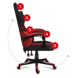 Huzaro Force 4.4 Pink Mesh gaming-stol #13