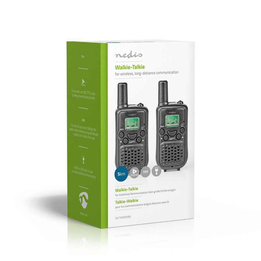 Nedis WLTK0500BK to-vejs radio Sort #3