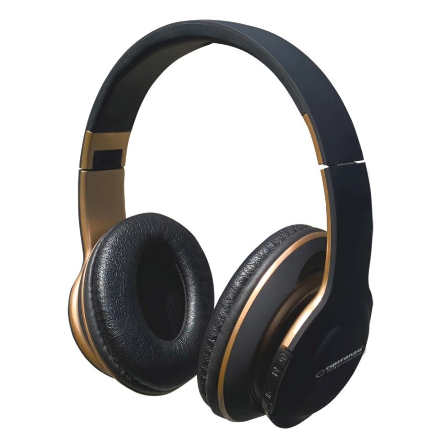 Esperanza EH220 Bluetooth-hovedtelefoner med hovedbjle, sort #1