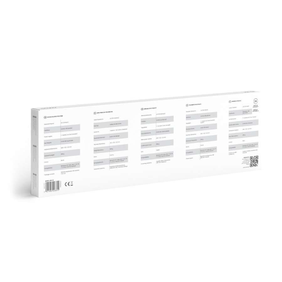 Savio KB-02 tastatur Hjemme/kontor USB QWERTY Sort #5