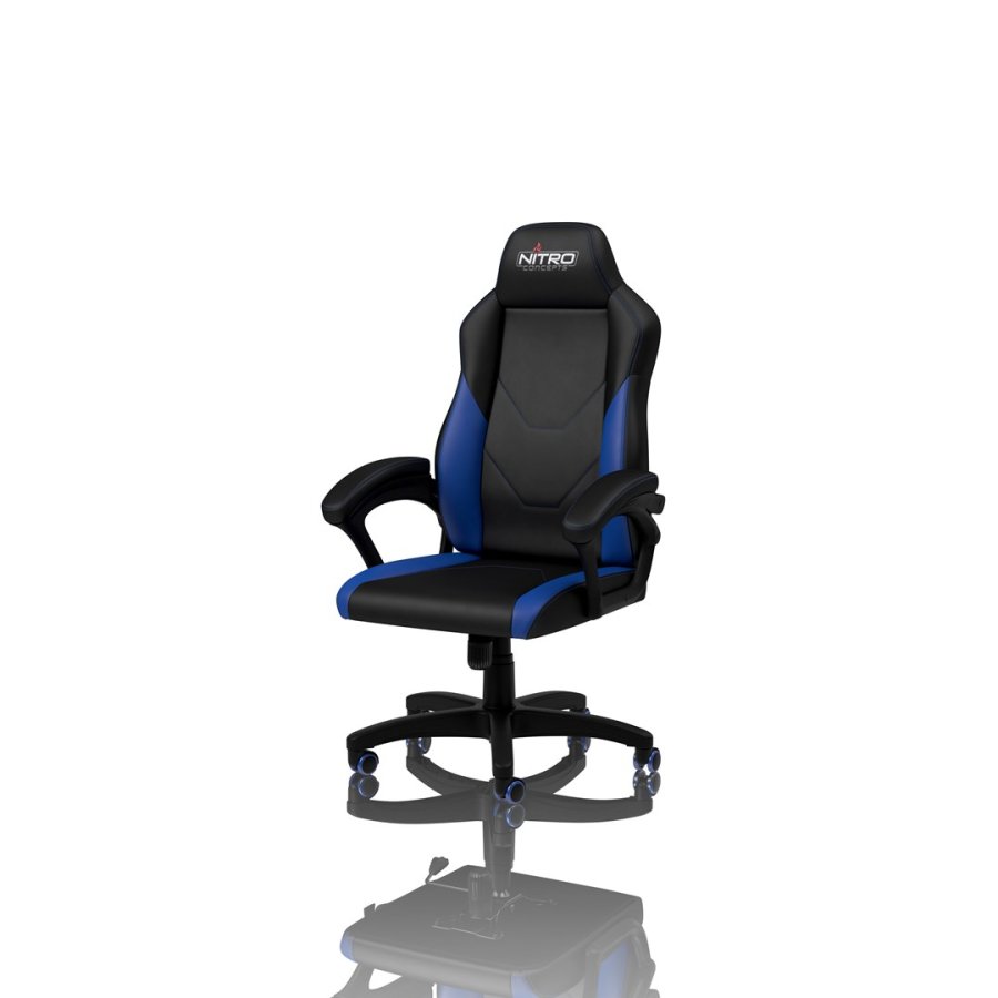 Nitro Concepts C100 PC gamingstol Polstret sde Sort, Bl #1