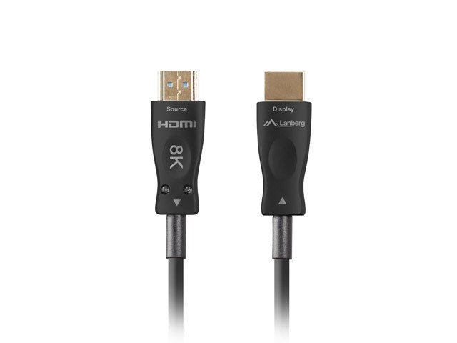 LANBERG HDMI-KABEL M/M V2.1 100M 8K OPTISK AOC #3