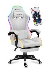HUZARO FORCE 4.7 RGB White GAMING STOL #1