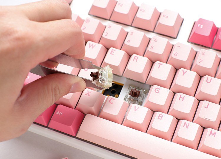 Ducky One 3 TKL tastatur Spil USB QWERTZ Tysk Lyserd #17