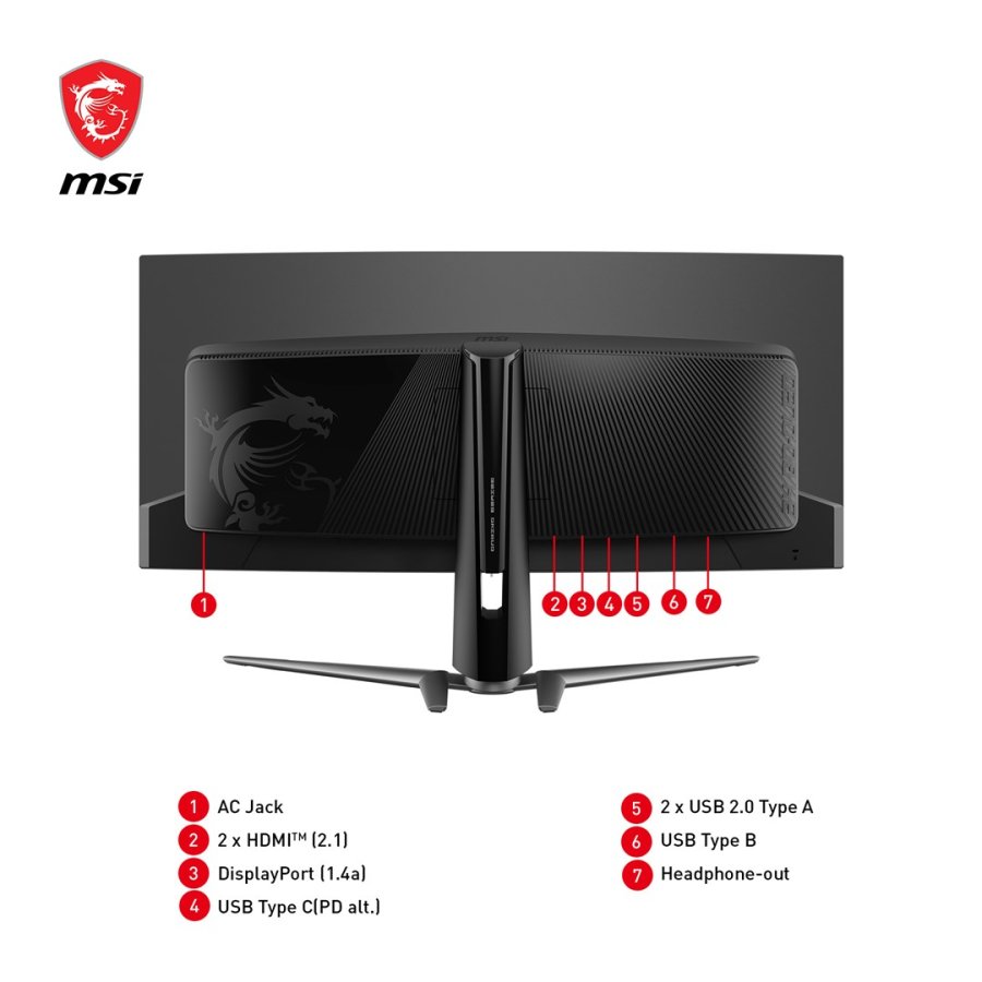 MSI MAG 341CQPDE QD-OLED computerskrm 86,4 cm (34