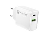 NATEC NETVRK OPLADER RIBERA USB-A+USB-C 20W PD #1