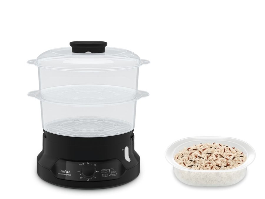 Tefal Minicompact VC139810 dampkoger 2 kurv(e) Fritst�ende 800 W Sort #1