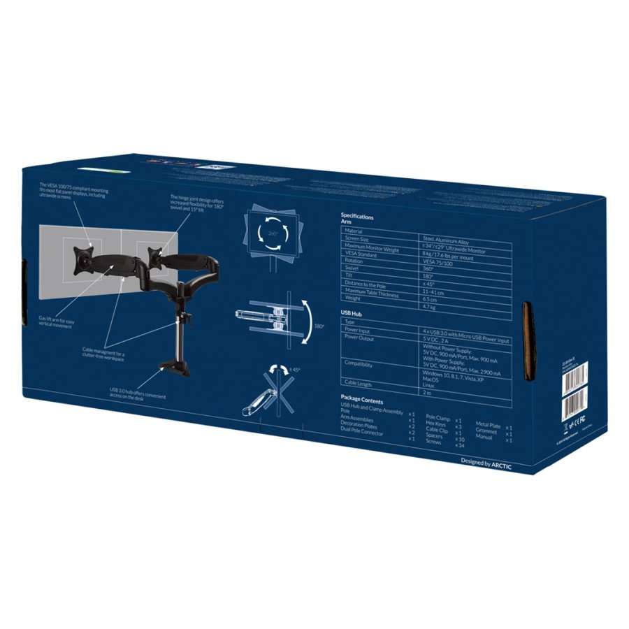 ARCTIC Z2-3D Gen 3 86,4 cm (34