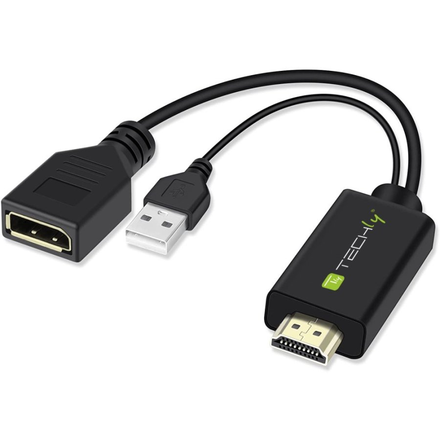 Techly ICOC HDMI-DP12A video omformer 4096 x 2160 pixel #1