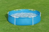 Bestway 56283 / 24 swimmingpool til over jorden Indrammet pool Rund Bl� #6