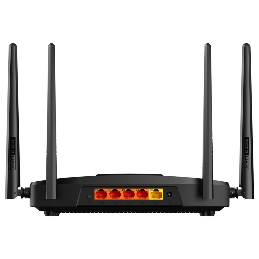 TOTOLINK X5000R AX1800 WIRELESS DUAL BAND GIGABIT ROUTER vlan trdls router Gigabit Ethernet Dual-band (2,4 GHz / 5 GHz) Sort #9