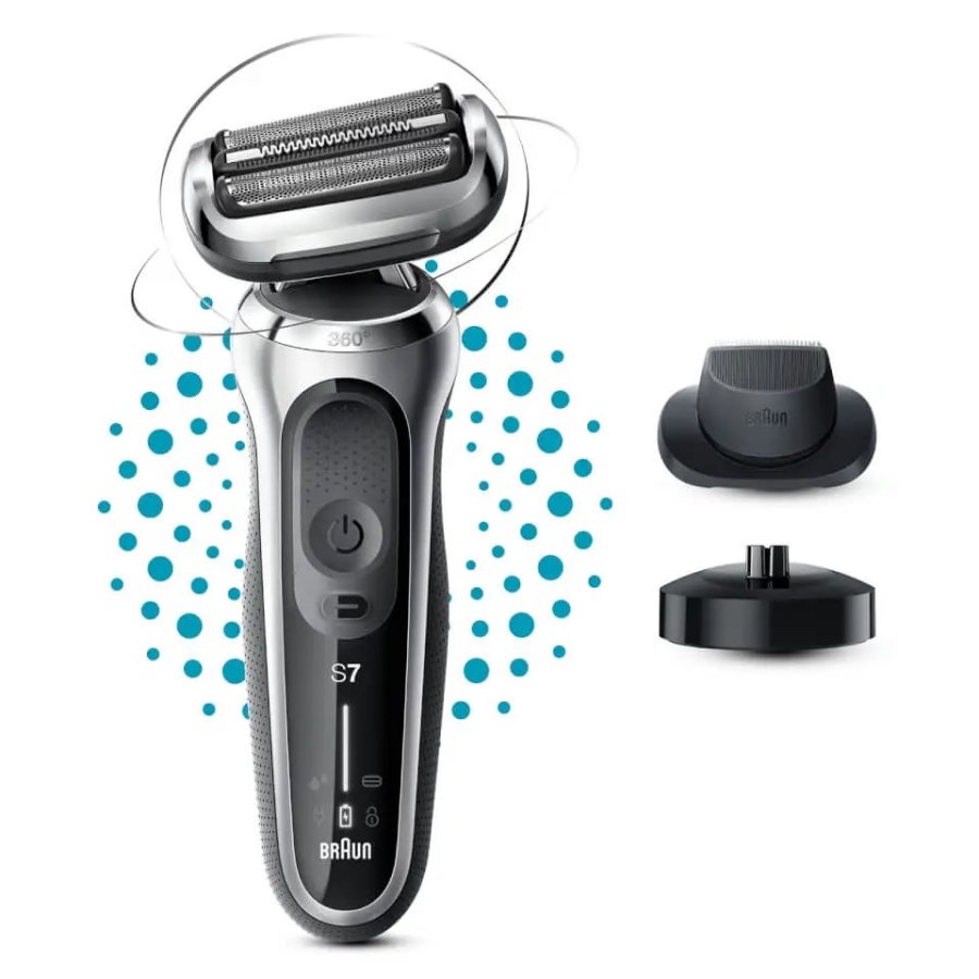 Braun Series 7 71-S4200cs Folie shaver Trimmer Sort #3