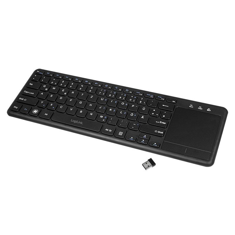 LogiLink ID0188 tastatur Hjem RF tr�dl�st QWERTZ Sort #1