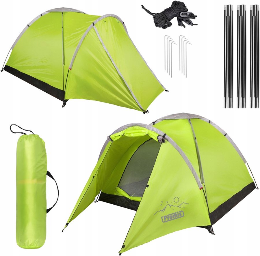 TURISTCAMPINGTELT 2 x 2 m ALPENAIR PRO MYGGENETVESTING #1