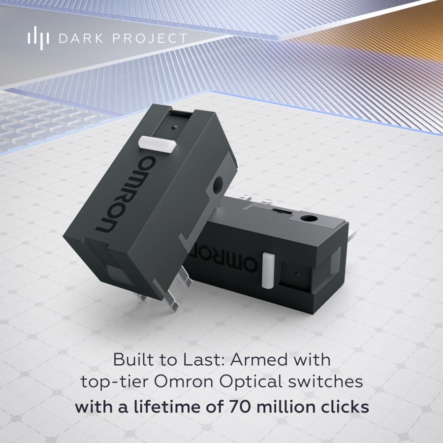 Dark Project DPP_NOVUS_PRO_BB mus Spil Ambidextrous RF Wireless + USB Type-C Optisk 26000 dpi #11