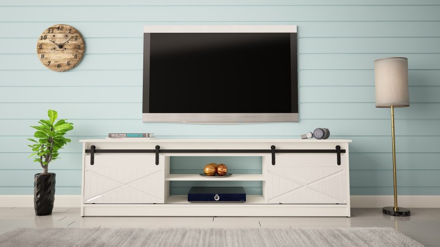 RTV GRANERO kabinet 200x56,7x35 hvid/blank hvid #5