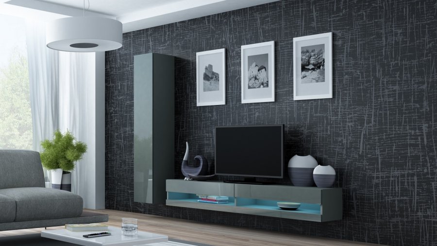 Cama RTVVIGO180N s/s TV stativ & underholdningscenter 2 hylder #2