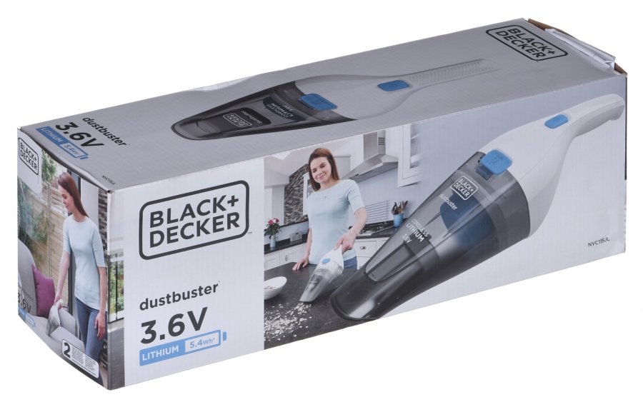 Black & Decker NVC115JL hndholdt stvsuger Gr, Hvid Posels #16