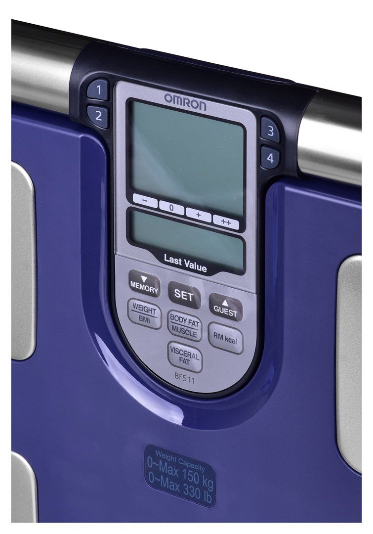 Omron BF511 Firkant Bl Elektronisk personlig vgt #7