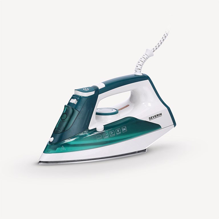 Severin BA 3261 strygejern Dampstrygejern Keramisk strygesl 2400 W Hvid, Grn #1