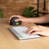 R-Go Tools RGOCOUSWLWH tastatur Kontor Bluetooth QWERTY US engelsk Hvid #5