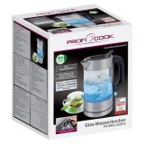 ProfiCook PC-WKS 1229 G elkedel 1 L 1600 W Rustfrit stl, Transparent #3