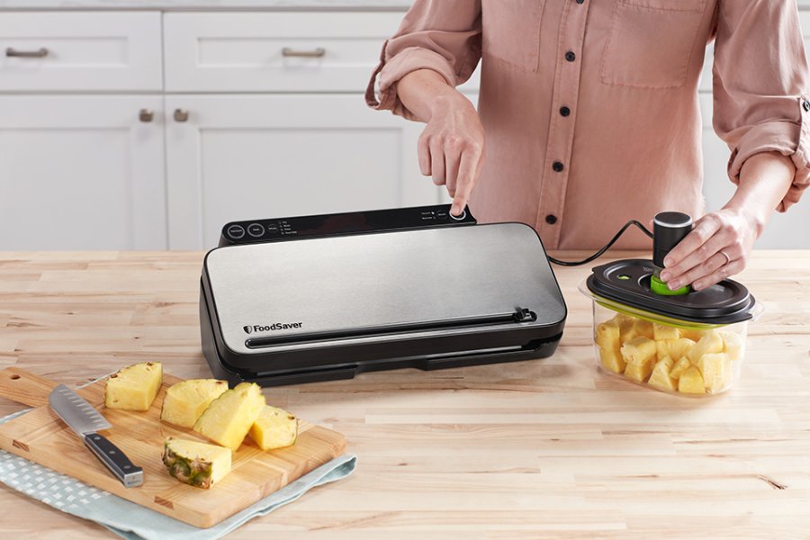 FoodSaver VS3190X vakuum forsegler Sort, Rustfrit st�l #7