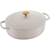 BALLARINI BELLAMONTE OVAL STBEJERNSGRYDE 75003-556-0 - 5,5 LTR ELFENBENSFARVET #1