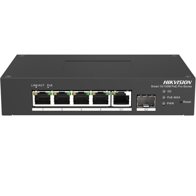 Hikvision DS-3T1306P-SI/HS netv�rksswitch Administreret L2 Fast Ethernet (10/100) Str�m over Ethernet (PoE) Sort #1