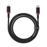 Baseus Dura Type C-hurtigopladningskabel til iP 20 W 1 m Sort, Rd #1