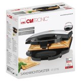Clatronic ST 3778 sandwichtoaster 750 W Sort, Rustfrit stl #4