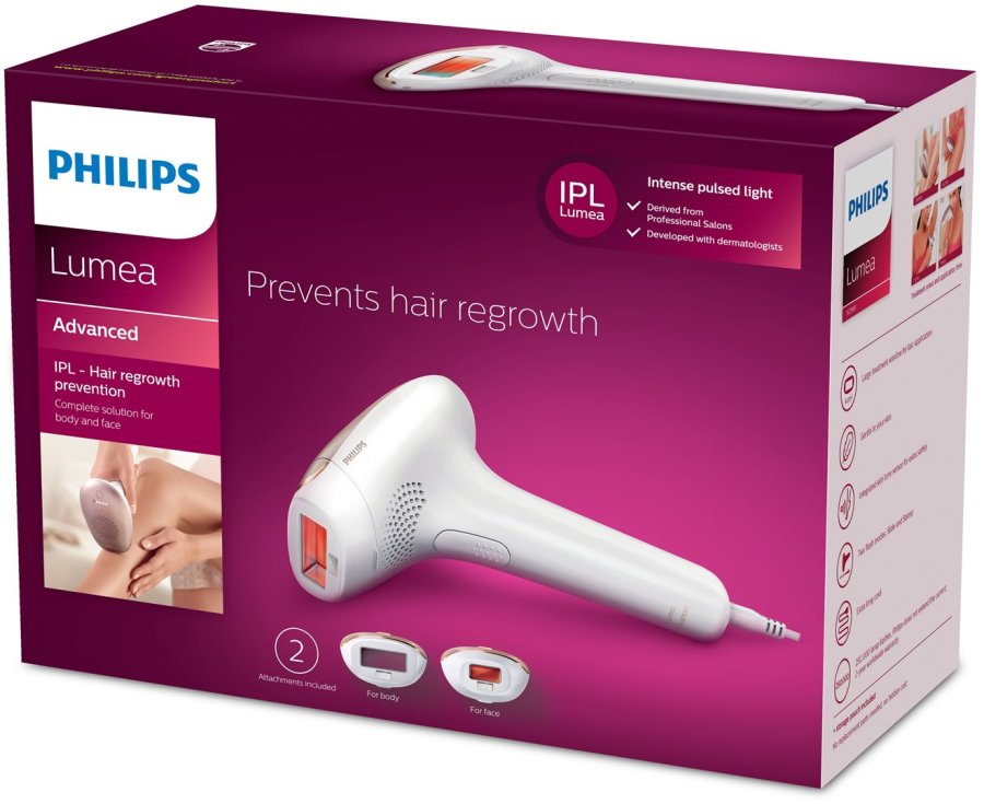 Philips | Lumea IPL Hair Removal Device | SC1997/00 | Bulb lifetime (flashes) 250000 | Number of power levels 5 | White #3