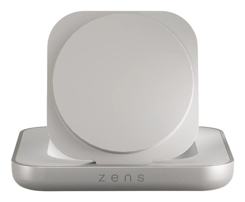 ZENS ZESC20W/00 oplader til mobil enhed Hovedtelefoner, Smartphone, Ur Hvid, S�lv USB Tr�dl�s opladning Hurtig opladning Indend�rs #1