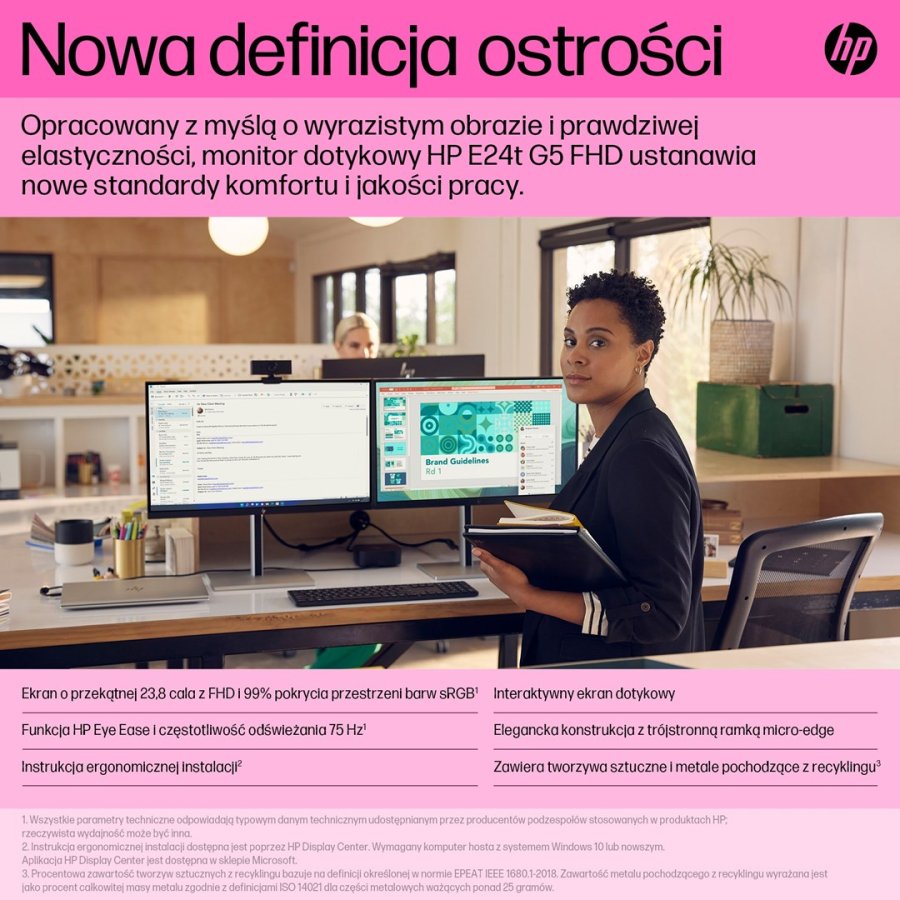 HP E24t G5 FHD Touch Monitor #10
