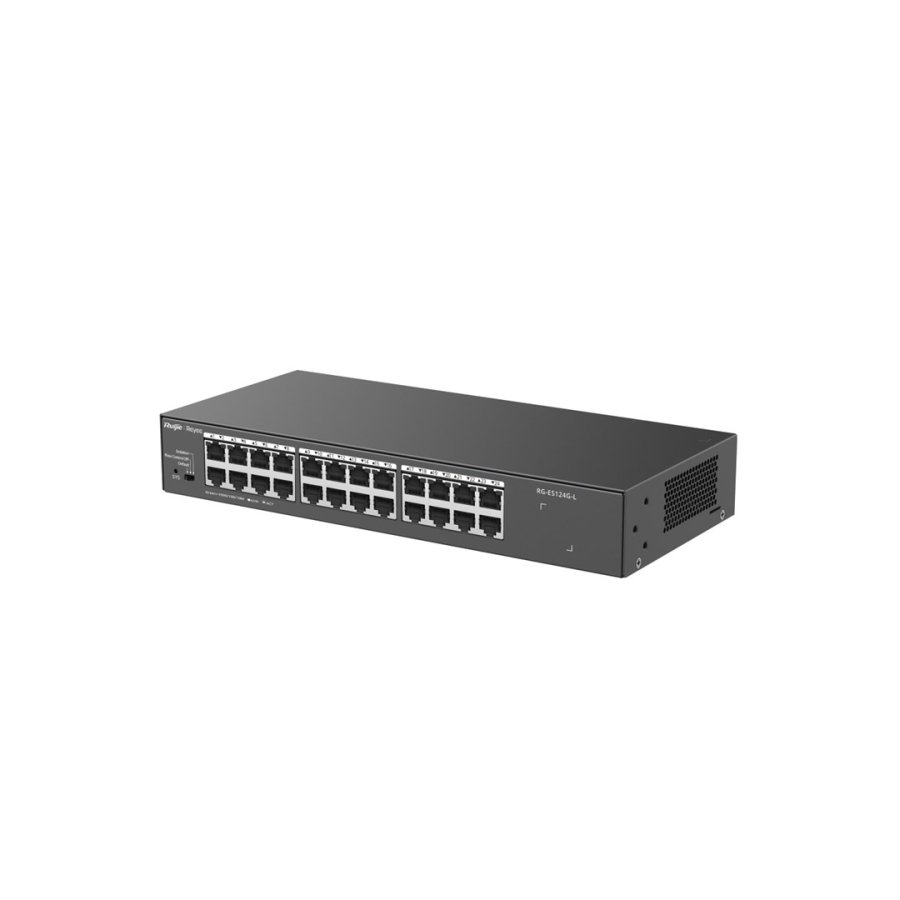 Ruijie Networks RG-ES124G-L netv�rksswitch Ikke administreret L2 Gigabit Ethernet (10/100/1000) Sort #4