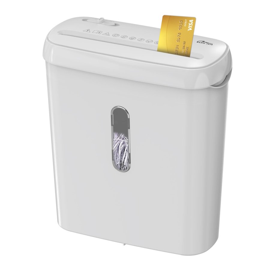 WHITE SHREDDER MT223 makulator til dokumenter og kreditkort #4