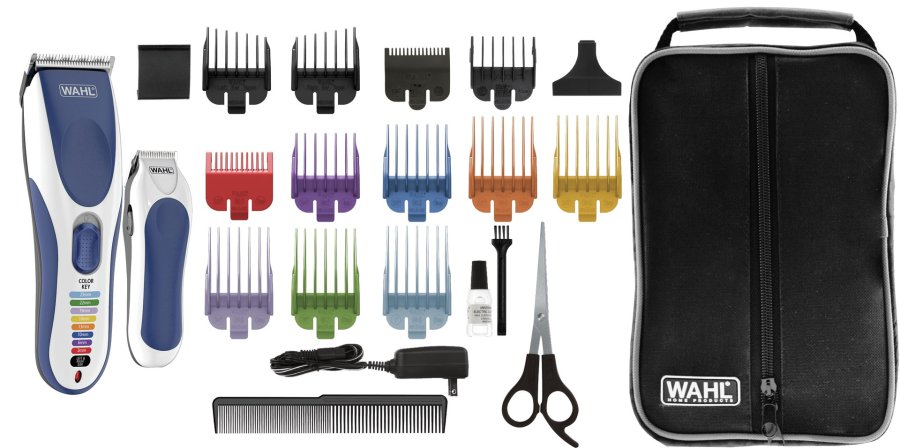 Wahl 09649-916 skg- og hrtrimmer Bl, Hvid 8 Nikkel-Metalhydrid (NiMH) #1