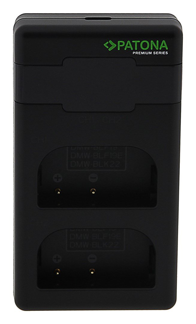 Patona Premium Twin Performance PD-oplader til Panasonic DMW-BLF19 med USB-C-kabel #3