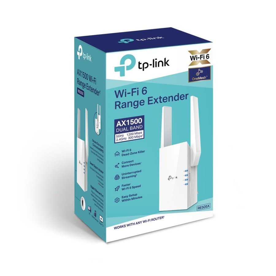 TP-Link RE505X netvrk forlnger Netvrkssender & -modtager Hvid 10, 100, 1000 Mbit/s #4
