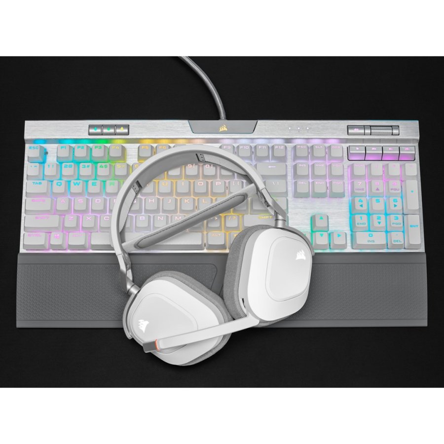 Corsair HS80 RGB Headset Trdls Spil Hvid #16