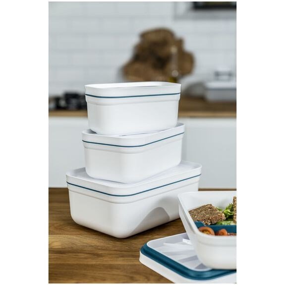 ZWILLING Fresh & Safe Rektangulr Container 1,3 L Bl, Hvid 1 stk #7
