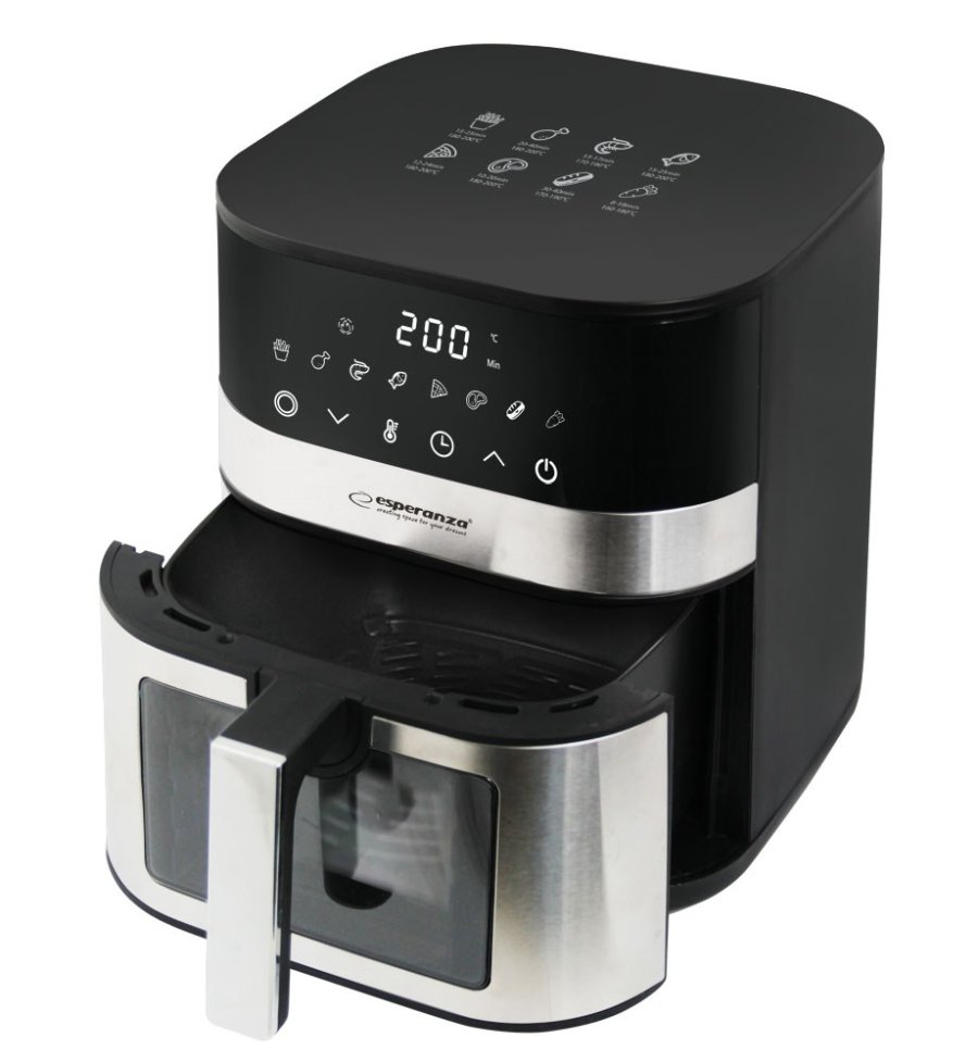 Esperanza EKA003 Fedtfri frituregryde 5L, 1400W Inox #4