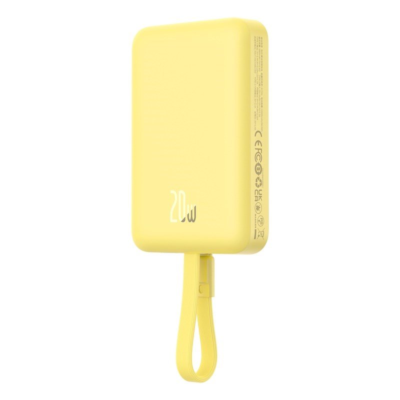 Baseus P10022109Y23-00 Lithium-polymer (LiPo) powerbank 10000 mAh Trdls opladning Gul #2